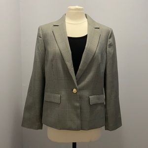 Anne Klein Plaid blazer size Large
